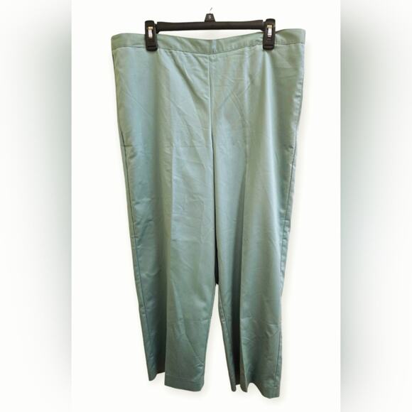 NWT 18 Petite aqua Alfred Dunner Pants - Picture 1 of 2